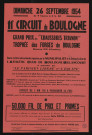 11e circuit de Boulogne : grand prix des "Chaussures Trianon", trophée des Forges de Boulogne,