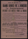 Sans souci de l'odieux, le gouvernement interdit les quêtes pour la Russie,