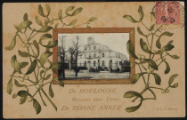 De Boulogne Recevez mes Voeux de Bonne Année, Boulogne-Billancourt . rue de l'Ancienne mairie . - mairie