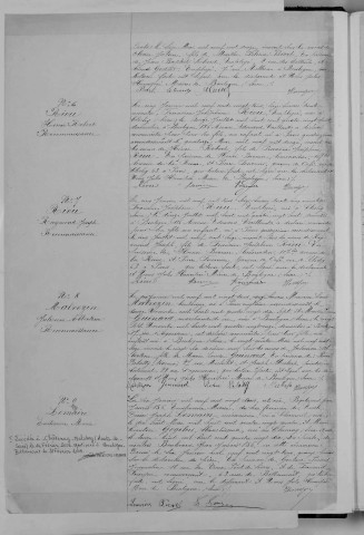 Naissance, enregistrement : Registre de 1923