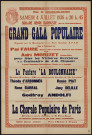 Grand gala populaire organisé par la municipalité et le Parti socialiste SFIO [...] pour fêter les victoires ouvrières et le centenaire de J.B. Clément ,