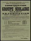 Construction d'un groupe scolaire rue de Sèvres : adjudication,