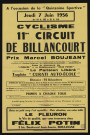 Quinzaine sportive, cyclisme : 11me circuit de Billancourt, prix Marcel Boujeant,