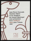 Jean-Pierre Fourcade, le conseil municipal et le personnel communal vous présentent leurs meilleurs voeux pour l'année 1997,