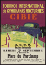 Tournoi international de gymkhanas nocturnes Cibié, Dessin de Vigier.