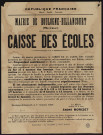 Caisse des écoles é,