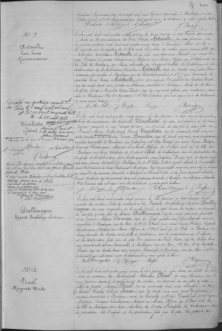 Naissance, enregistrement : Registre de 1895