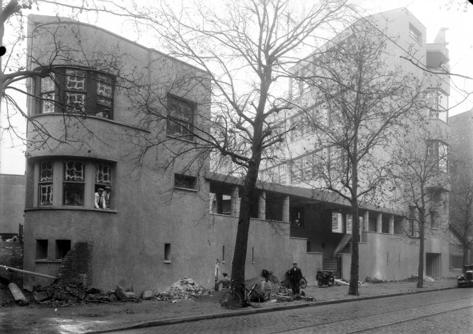 27 avenue des Moulineaux, groupe scolaire en construction