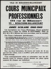 Cours municipaux professionnels, année scolaire 1968-1969 ,