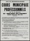 Cours municipaux professionnels, année scolaire 1969-1970 ,