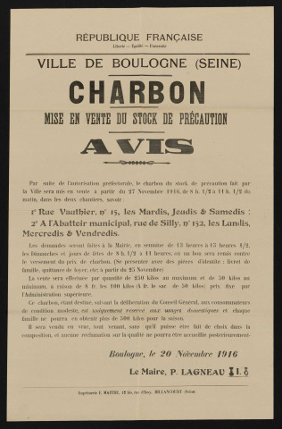 Charbon : mise en vente du stock de précaution,