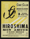 Ciné-Club de Boulogne-Billancourt, mardi 3 mars 1964 : Hiroshima mon amour, d'Alain Resnais,