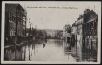 34 - Boulogne-sur-Seine. - Inondation 1910: l'avenue de la Reine.