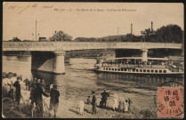 37- Les bords de la Seine: le pont de Billancourt.