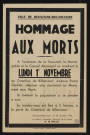 Hommage aux morts,