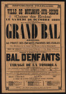 Grand bal annuel donné au profit des enfants pauvres des écoles, bal d'enfants,