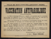 Vaccination antivariolique,