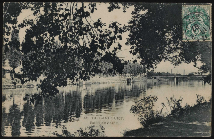 48 - Billancourt: bords de Seine.