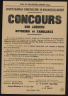 Société régionale d'horticulture de Boulogne-Billancourt : concours des jardins ouvriers et familiaux,