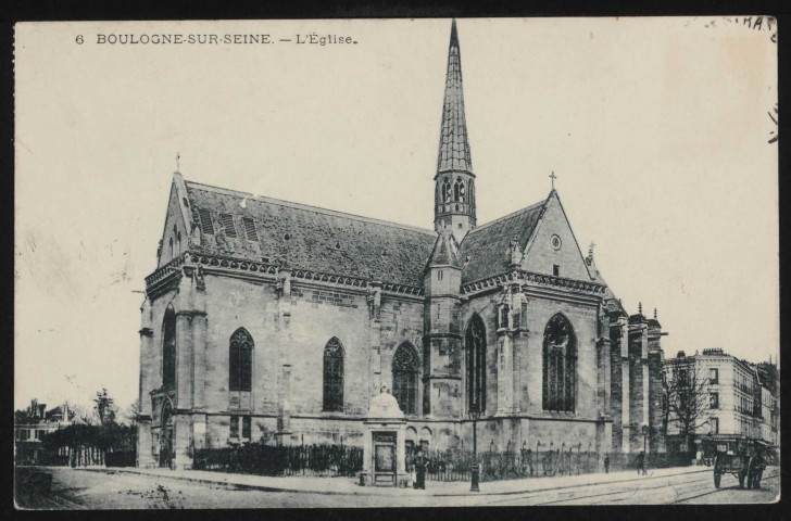 6- Boulogne-sur-seine. - L'église