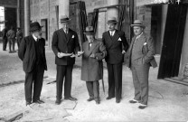 Nouvel hôtel de ville, visite des travaux