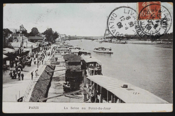 Paris: la Seine au Point-du-Jour.