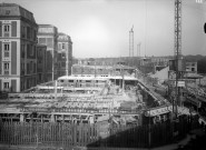 Groupe d'habitations, France Mutualiste en construction, avenue Jean-Baptiste Clément