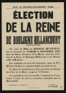 Election de la Reine de Boulogne-Billancourt,