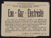 Eau, gaz, électricité àé,