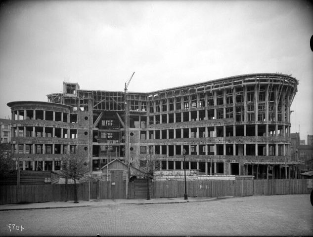 Le centre d'hygiène en construction