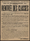 Rentrée des classes ,