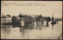 104 - Boulogne. - St Cloud: vue générale de l'inondation.