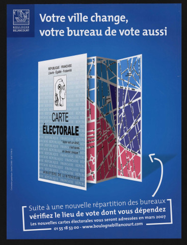 Votre ville change, votre bureau de vote aussi,