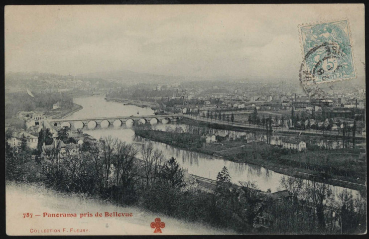 787 - Panorama pris de Bellevue. (s.d)