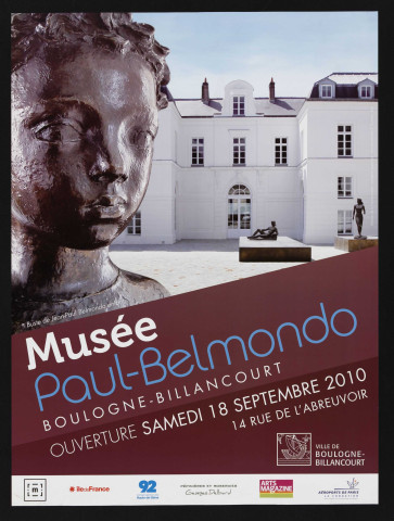 Musée Paul-Belmondo : ouverture samedi 18 septembre 2010, Graphisme : Daniel Cohen.