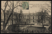 Boulogne-sur-Seine - Parc des Princes - Résidence de S.A.I. - Le Grand Duc Paul de Russie, Boulogne-Billancourt . avenue Robert Schuman . - école-collège Dupanloup, façade et cour intérieures