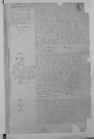 Mariage, enregistrement : Registre de 1921