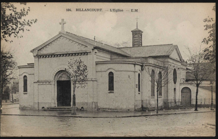 104 - Billancourt. - L'église. (s.d.)