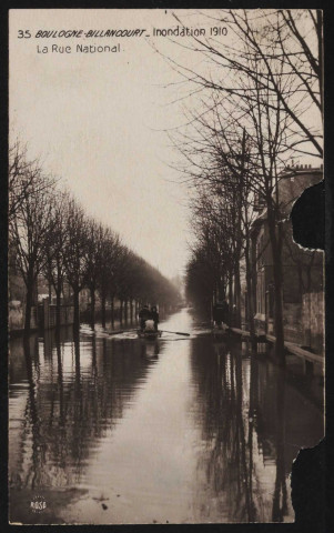 35 - Boulogne-Billancourt: inondation 1910.