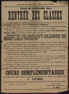 Rentrée des classes ,