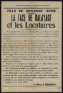 La taxe de balayage et les locataires,