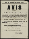 [Transfert du service des contributions directes à Paris],