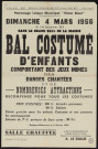 Patronage laïque municipal Victor Bizet : bal costumé d'enfants,