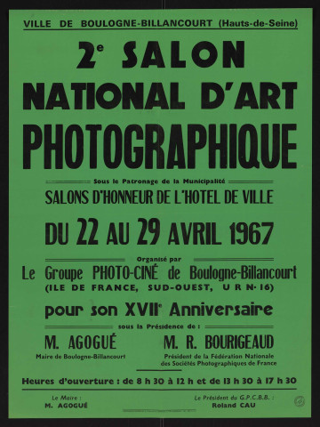 2e salon national d'art photographique,