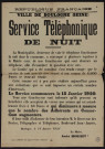 Service téléphonique de nuit,