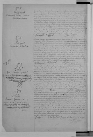 Naissance, enregistrement : Registre de 1916