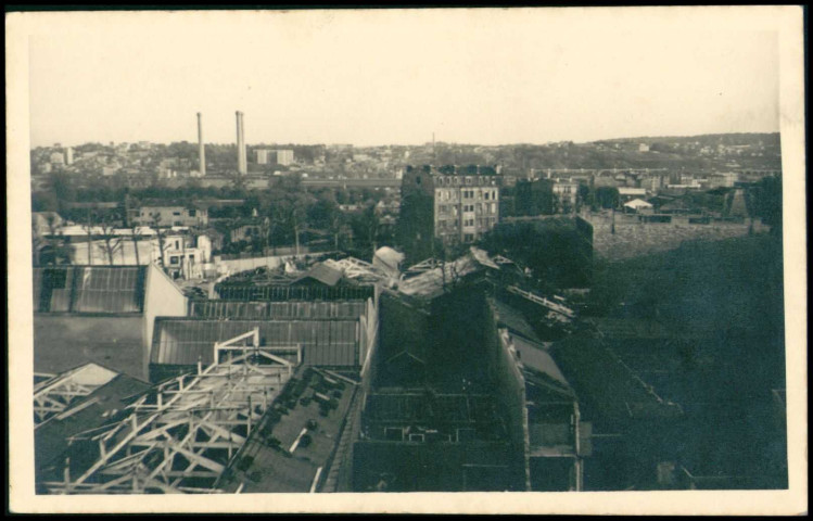 (sans titre), Boulogne-Billancourt . avenue Pierre Grenier . - Usine Salmson, bombardement du 3 mars 1942