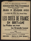 Association philotechnique : [conférence] Les Côtes de France, en Bretagne, la pêche en mer, la grande lueur,