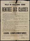 Rentrée des classes ,