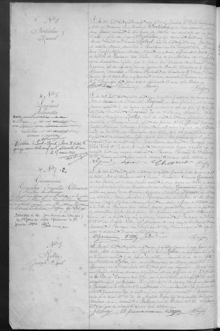 Naissance, enregistrement : Registre de 1891